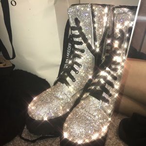 Dolls Kill Billionaire Bling Boot, US 7